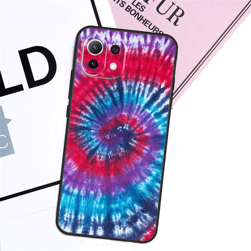 Rainbow Spiral Tie Dye Case For Xiaomi 17 Pro Max 14 15 Ultra 13T 14T 15T Pro POCO F8 F7 F5 F6 X5 X6 X7 Pro Cover