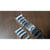 Б/у Оригинальный серебристый браслет-ремешок для часов SEIKO из нержавеющей стали Flight Master SNA411P1/413P1
