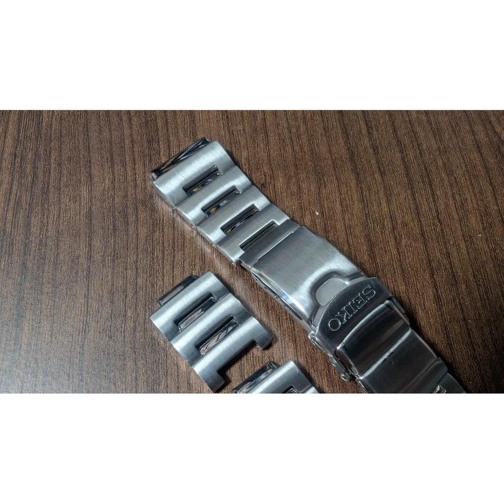 Б/у Оригинальный серебристый браслет-ремешок для часов SEIKO из нержавеющей стали Flight Master SNA411P1/413P1