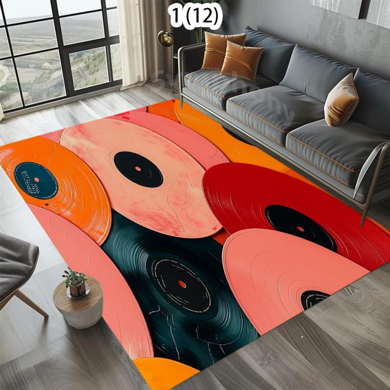 Geometry Square Rug Non Slip Floor Mat Suitable for Decorating Bedrooms and Living Rooms Entrance Door Mat
