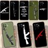 Ak 47 Gun Case For OPPO A1K A3S A5S A15 A16 A52 A72 A5 A9 A31 A53 A83 A91 A93 A54 A74 A94 Cover Capa