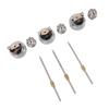 3 Sets Needle Fluid Nozzle Air Cap Kit H 827 1.4 1.7 2.0mm Stable Performance Brass Plastic Fluid Tip Size Set Up
