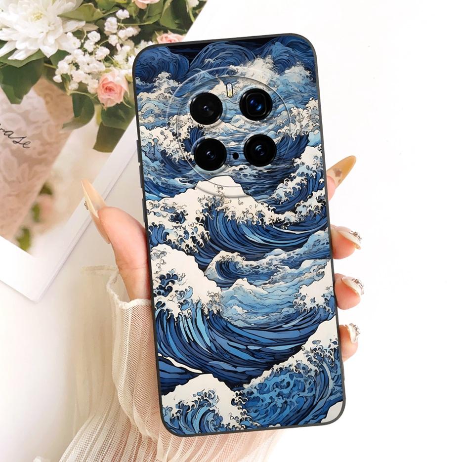 Чехол для Honor Magic 7 Pro 5G PTP-AN10 Милый Кот Утка Мультяшная Обложка Мягкий ТПУ Матовый Чехол для Телефона Для Honor Magic 7 Magic7 Pro Fundas
