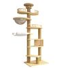 Роскошная лазалка Домик Кошка Деревья Игровая площадка Большая деревянная вилла Кошачья когтеточка Интерактивные аксессуары для домашних животных