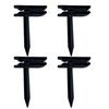 4pc Beach Towel Clips 3D Printed Alligator Design Picnic Blanket Holders Sandproof Ground Sheet Fasteners for Outdoor Use