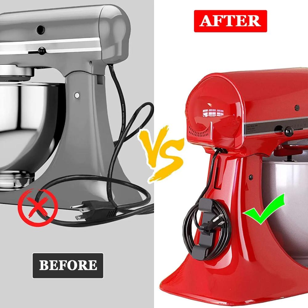6pcs Kitchen Storage Cord Wrapper Cable Wire Cord Organizer Coffee Machine Kitchen Appliances Wrap Cable Protector Winder