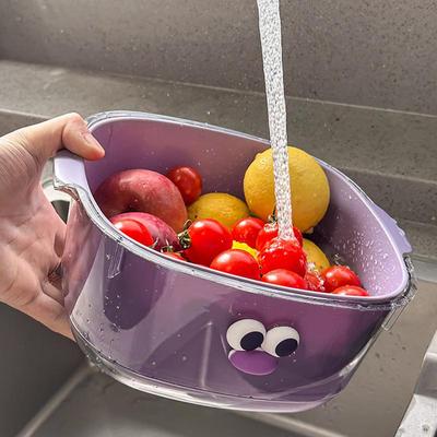 Кухонные дуршлаги Набор чаш 2-уровневая корзина для сушки пищи Таз для сушки овощей Кухонная мойка Корзина для фруктов Умывальник