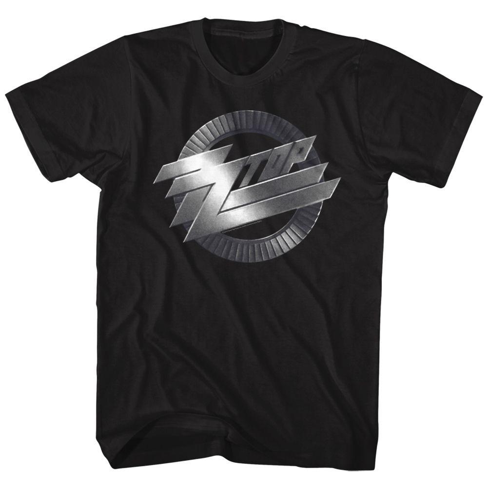 ZZ Top Metal Logo Music Shirt