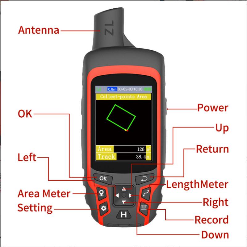 ZL-166 Высокоточный ручной GPS (Английская версия)