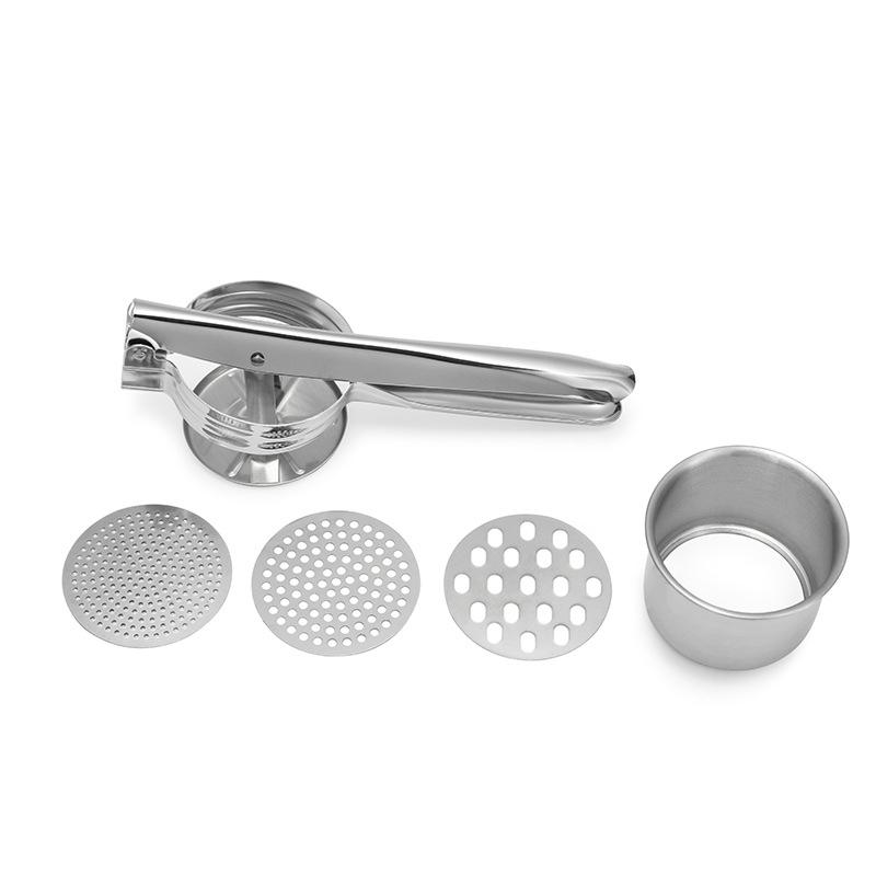 Картофельная толкушка из нержавеющей стали, мощная картофеледавилка, толкушка для детского питания, фруктов, овощей, соковыжималка