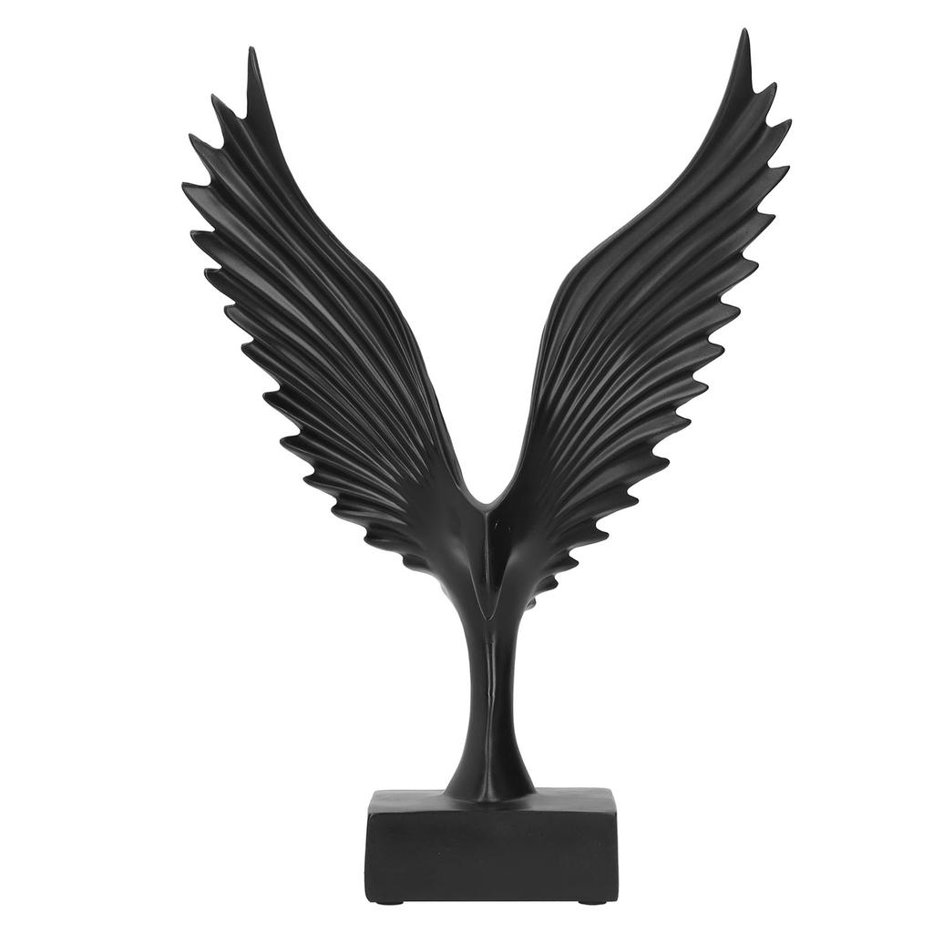 Angel Wing Resin Craftwork Sculpture Decoration Desktop Ornament Abstract Eagle Home DecorBS086