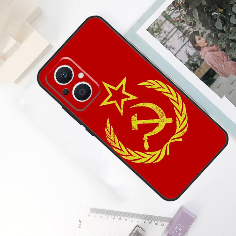 СССР Советский Союз Россия Чехол Для OPPO Reno 11F 10 Pro 4 5 6 7 8 Lite 4Z 5Z 8T OPPO Find X5 X6 Pro X2 X3 Neo Обложка