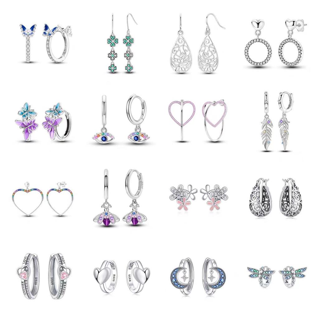 New Earrings DIy Style Earrings High-end Niche Design S925 Silver Earrings, Personalized Jewelry Gift