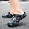 Fashion Big Size 38-49 Summer Men Sandals Light EVA Casual Shoes Hole Shoes Clogs Lovers Home Garden Outdoor Male Beach Flat Slippers
