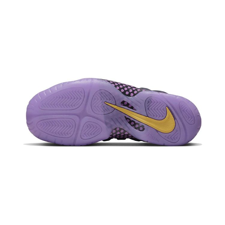 Nike Little Posite One GS Пещерный Пурпурный Детские Кроссовки Черный Ярко-Пурпурный Сатурн-Золотой DQ6210-500