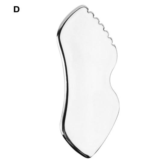 Массажная доска Гуа Ша из нержавеющей стали способствует лимфодренажу и снятию мышечного напряжения, мягкий и эффективный массажный инструмент