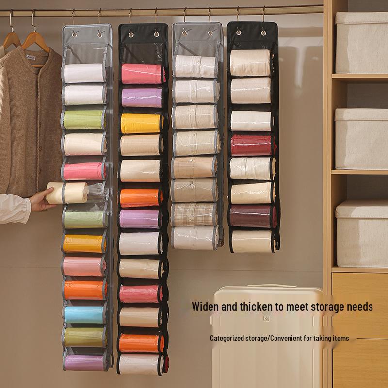 Waterproof Multi-Layer Hanging Storage Organizer for Dorms, Underwear, and Yoga Pants