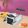 French Fry Cutter Potato Cutter, Portable Stainless Steel Vegetable Chopper, Fries