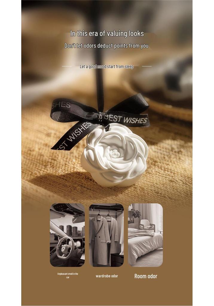 Camellia Scented Plaster Aroma Diffuser Sheets for Wardrobe, Bedroom, Car - Long-Lasting Fragrance