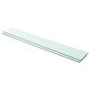VidaXL Shelf Panels 2 Pcs Transparent Glass 100 X 15 Cm