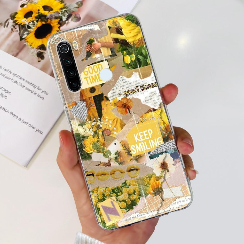 Для Xiaomi Redmi Note 8 Чехол Милый Мультяшный Мягкий Силиконовый Чехлы Для Телефона Для Xiaomi Redmi Note 8T 8 t Чехол На Redmi Note8 Задняя Крышка
