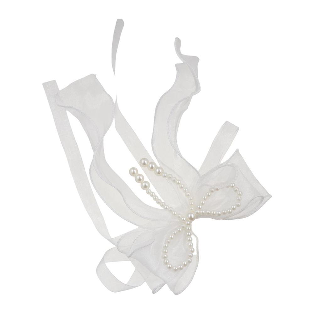 Pearl Bow Design Curtain Bow Tiebacks Easy to Use Curtains Binding Rope Curtains Accessories