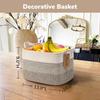 Корзины для организации, плетеные корзины для хранения на полках, корзины для хранения детских игрушек, декоративные корзины