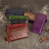 Purse Women's Spring Vintage Clutch Bag Multi-functional Embosed Money Clip for Women