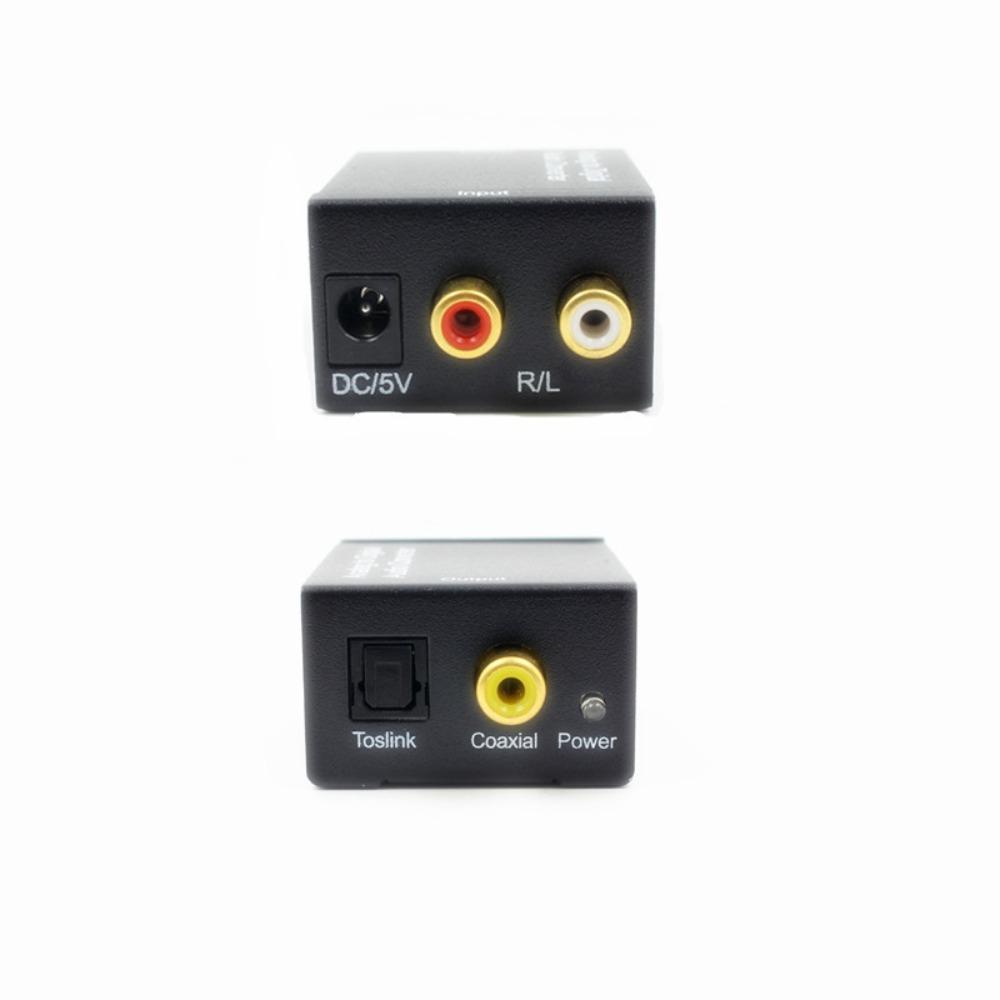 Аналого-цифровой аудиоконвертер Toslink для DVD-плеера/HDTV/усилителя/TV Media Player