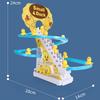 Children's Little Ducks Climb Stairs, Assemble Electric Tracks, and Little Yellow Ducks Slide Down Educational Toys