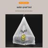 Smiley Face Transparent Vest-Style Disposable Takeaway Bags