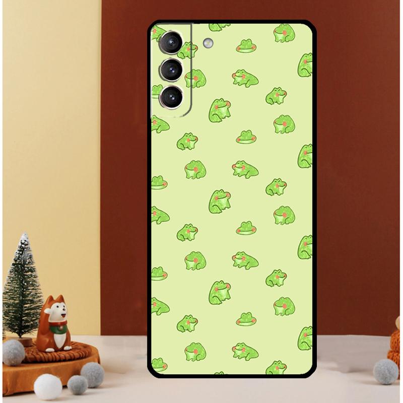 Милый Мультяшный Чехол-Лягушонок Для Samsung Galaxy S25 S26 Ultra S21 S22 S20 S23 S24 Ultra S10 Plus S25 FE Чехол Funda