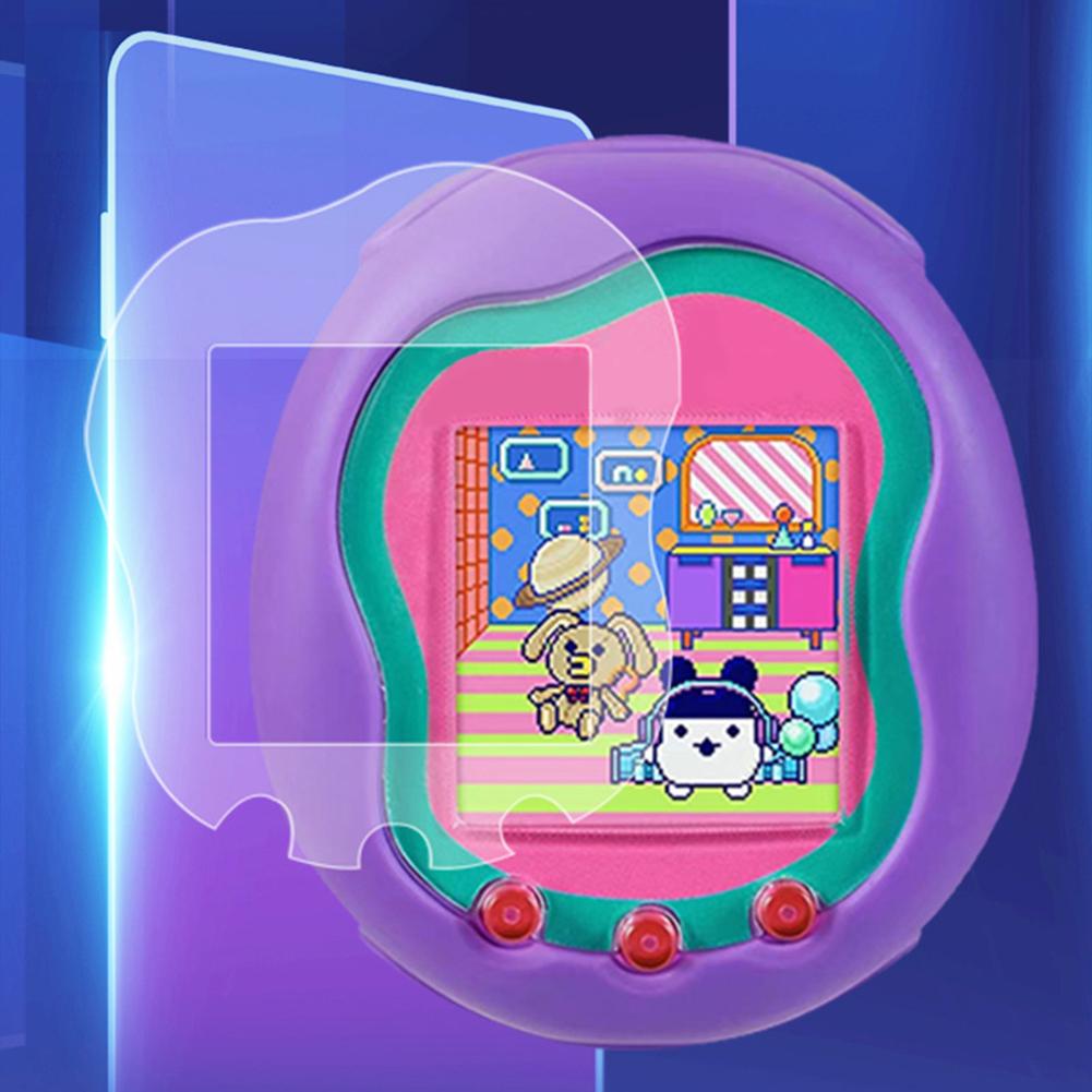 2 шт. защитная пленка для экрана для игровой консоли Tamagotchi Uni Band Pet, защитная пленка от царапин из ПЭТ/ТПУ, аксессуары