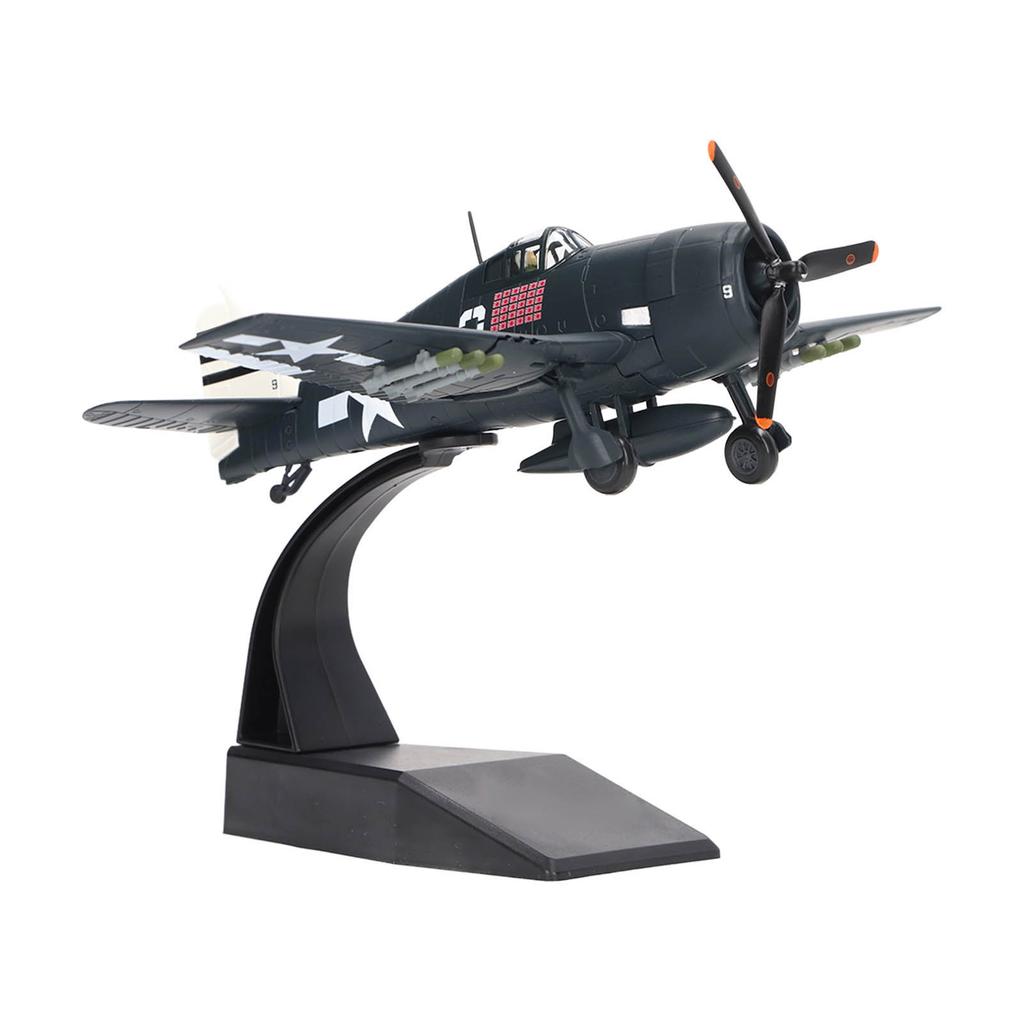 1:72 Scale F6F Fighter Planes Model Stylish Stimulation Alloy Airplane Model for Collection Display