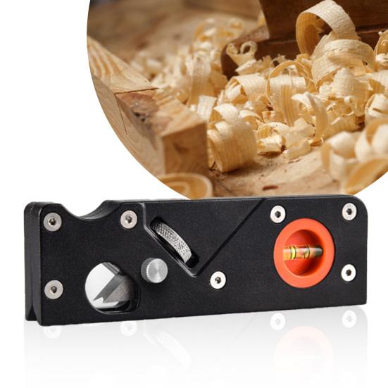 Коническая круглая режущая головка 45 градусов, плоскость фаски, регулируемая глубина, острое лезвие из углеродистой стали, портативное деревообрабатывающее лезвие, кромка угловой плоскости, доска из мягкой древесины