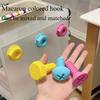 Creative Colorful Screw Self-adhesive Hook Cute Cartoon Sticky Hook for Wall Door Non Punching Hooks for Bag Macaroon Style Combo