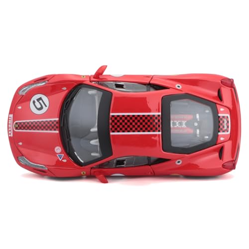 Bburago Масштаб 1/24 Ferrari 458 Challenge Красный / Готовая модель автомобиля из литого металла 18-26302