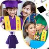Комплект выпускной мантии и шапочки для детского сада, унисекс, наряд «Поздравляю, выпускник» с кисточками и подвесками 2026 года для дошкольников и детского сада