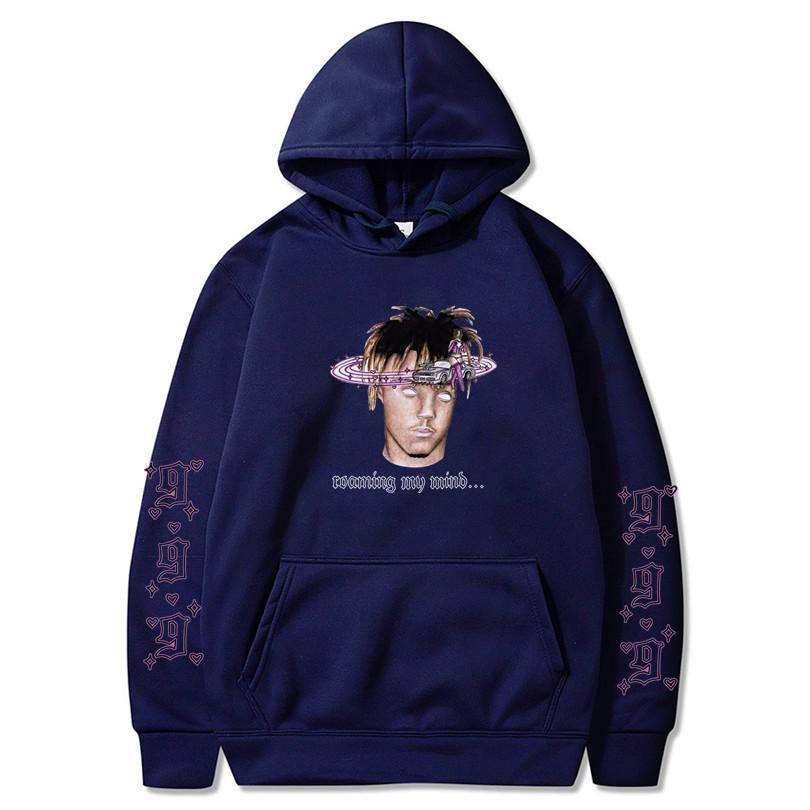 New rapper juice wrld same sweater loose men's and women's hooded sweater