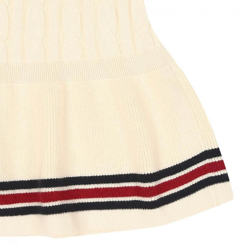 Hazzys Kids Платье с V-образным вырезом и кабельным узором Huw11na61m iV