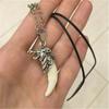 Fashion Fang Tooth Amulet Wolf Tooth Men Spike Necklace