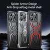 Metal Machinery Spider Metal Case for IPhone 15 Pro Max 13 14 Plus Lens Stand Luxury Aluminum Bumper Phone Cover