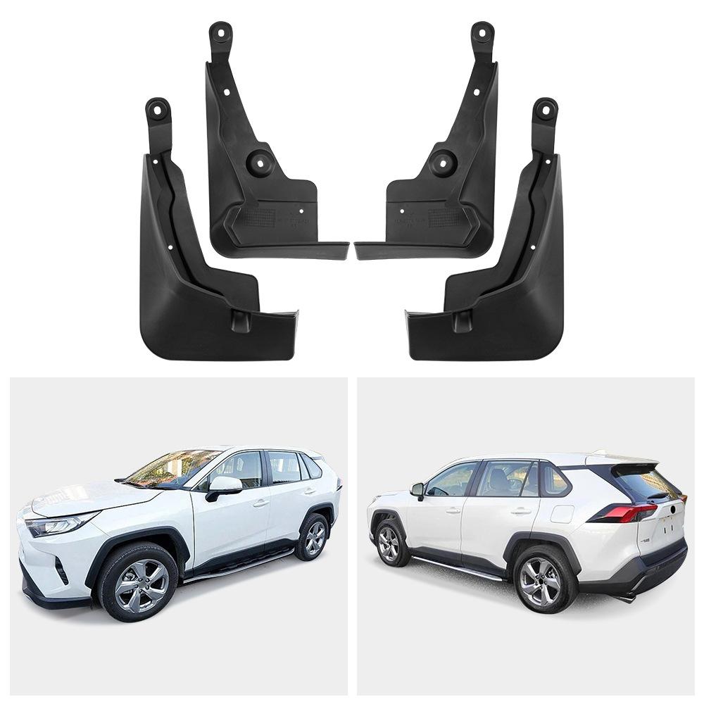 Подходит для Toyota Rongfang RAV4 2019-2024 двухколесный привод с педалью, автомобильный мягкий кожаный брызговик