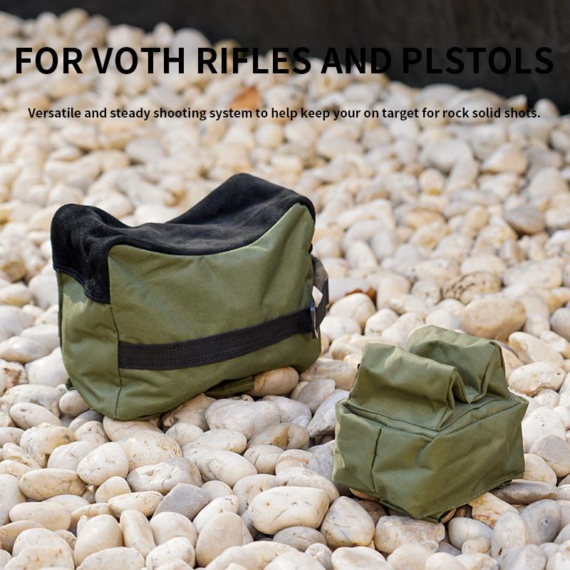 Камуфляжная уличная подставка для оружия из коровьей кожи, тактический мешок с песком для стрельбы и для военных энтузиастов