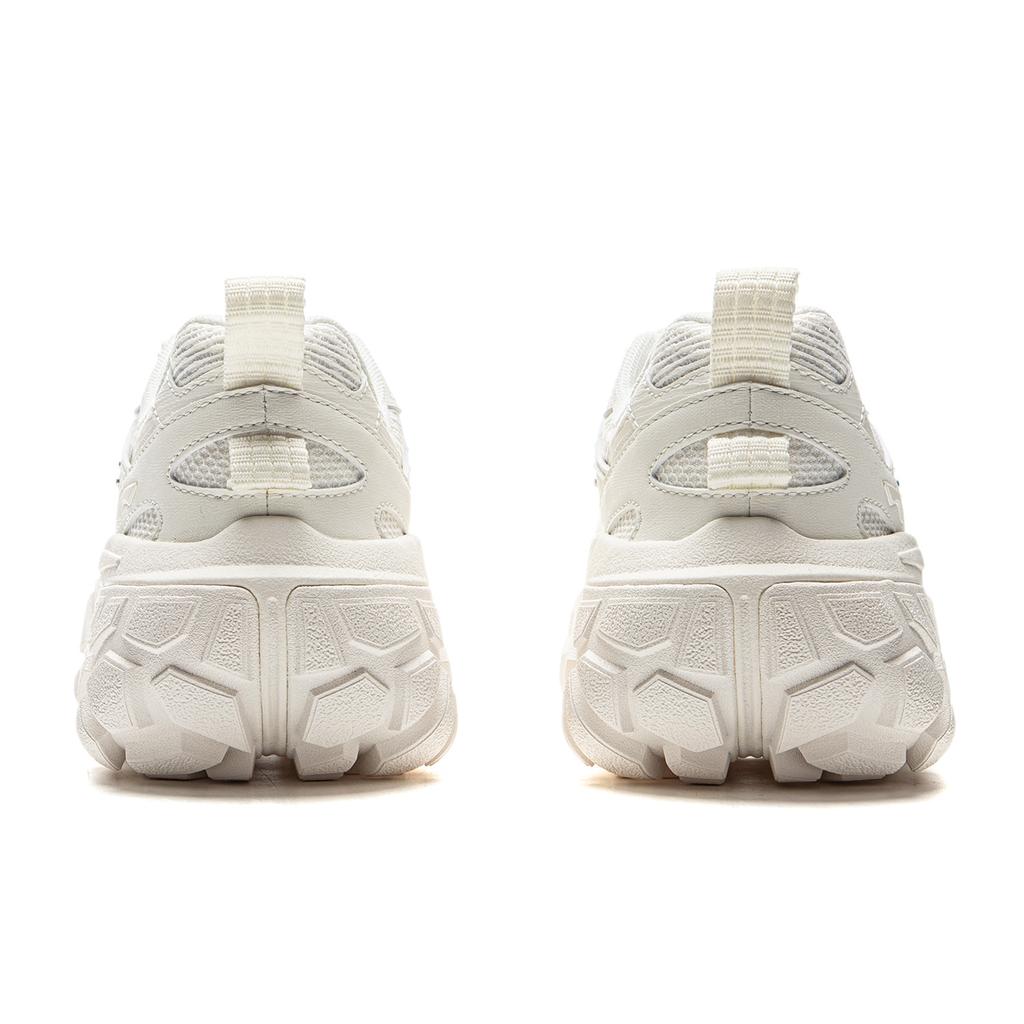 Li Ning Dune Strong Grip Retro Thick Sole Comfortable Shock Absorption Non-Slip Wear-Resistant Breathable Low-Top Casual Shoes Women Sneaker AGCU328-1