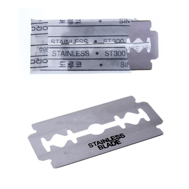 50 шт., безопасные лезвия для бритья, лезвие для бритья для мужчин, Lames De Rasoir, парикмахерское лезвие