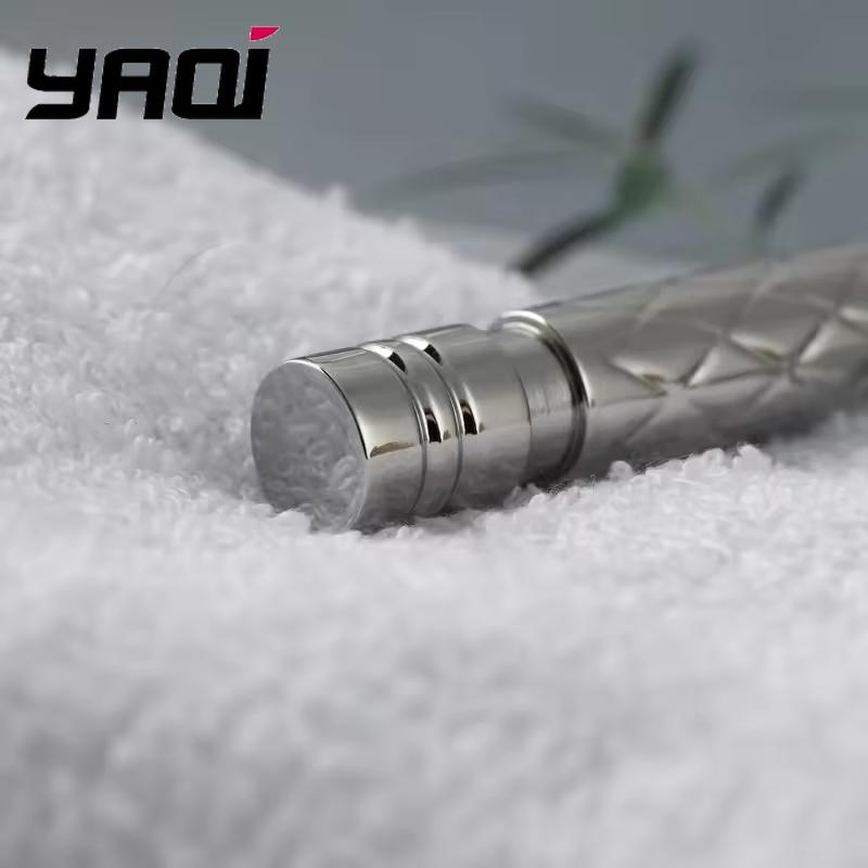 YAQI Harlequin Polished 303 Stainless Steel Safety Razor Handle Men's Grooming Accessory Classic Shaving Tool