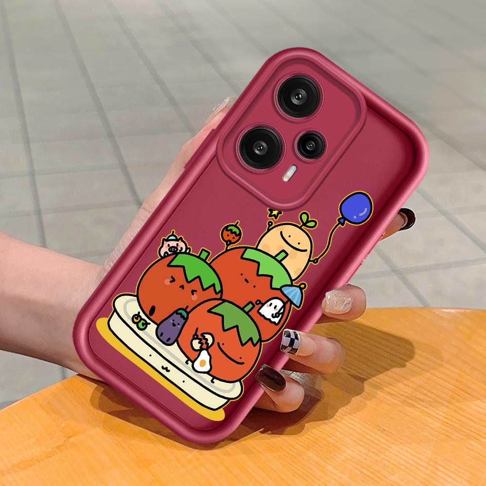 Soft Silicone Square Ladder Printing Pattern Phone Casing Full Cover Camera Shockproof Protection Rubber Case for Xiaomi Redmi