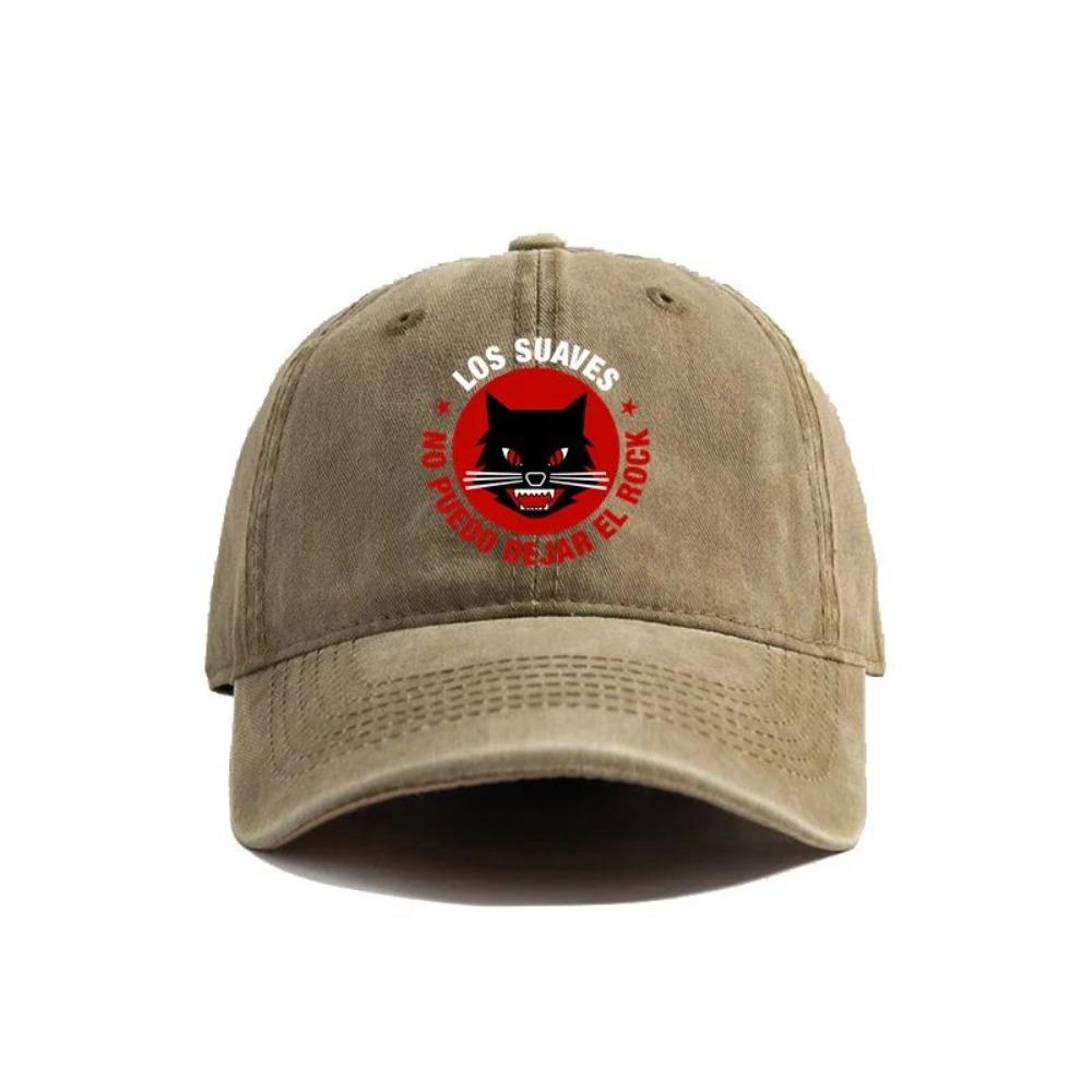 Los Suaves Не могу оставить РОК Бейсболки Потертые шляпы Кепка Мужчины Женщины Ретро На открытом воздухе Регулируемые шляпы Подарок