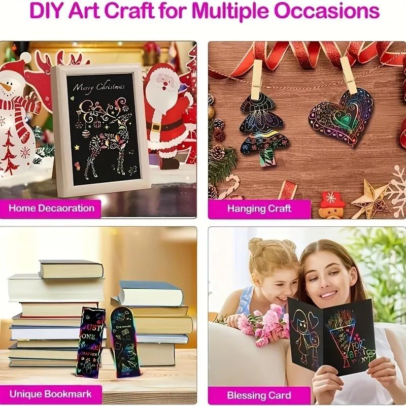 100 шт./набор радужных скретч-бумажных карточек DIY блокнот почтовая открытка подарочное поздравительное приглашение сообщение открытка праздничные принадлежности для вечеринок